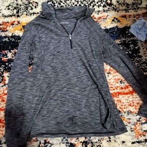 Quarter zip workout top